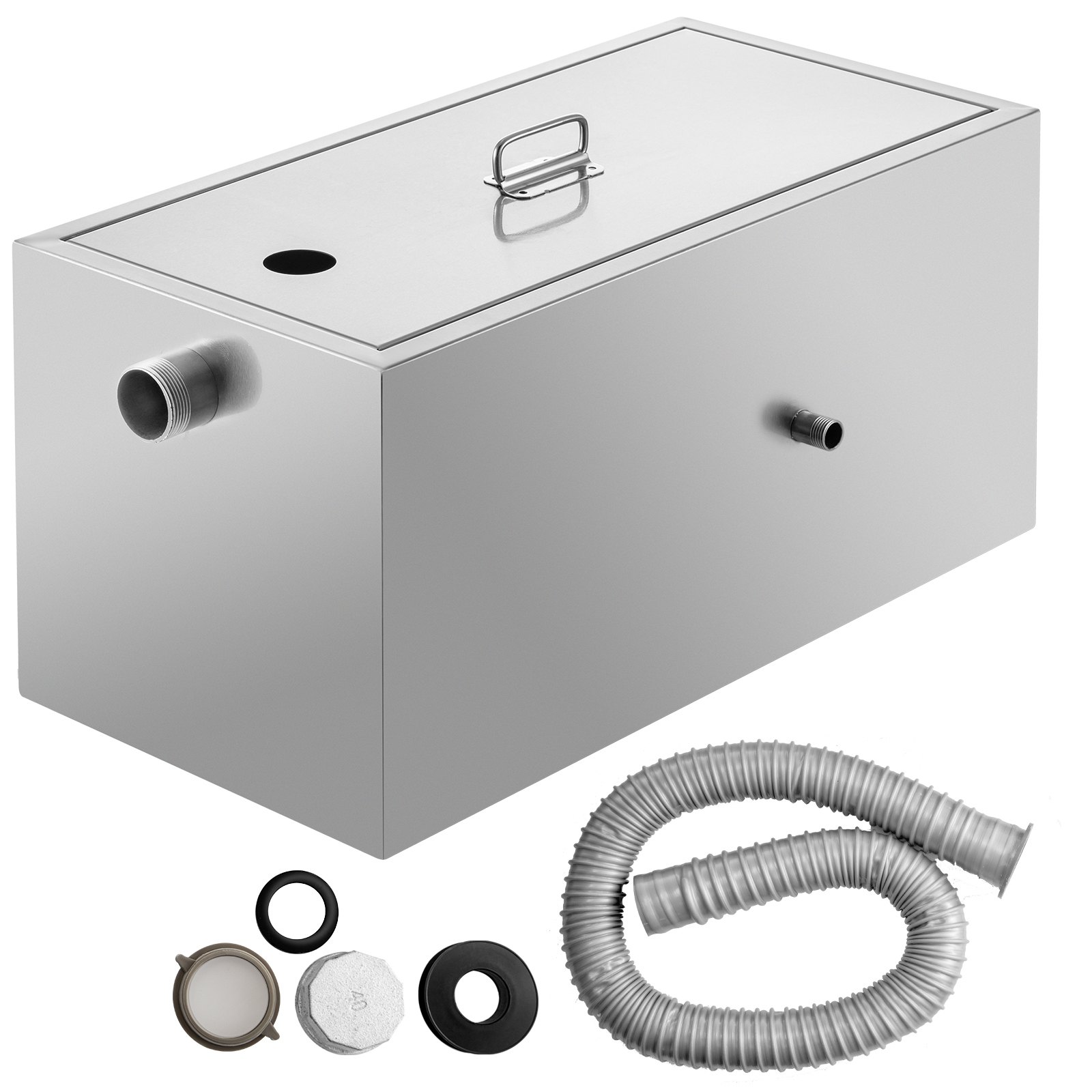 VEVOR 25LB Commercial Grease Trap, 13GPM Commercial Grease Interceptor