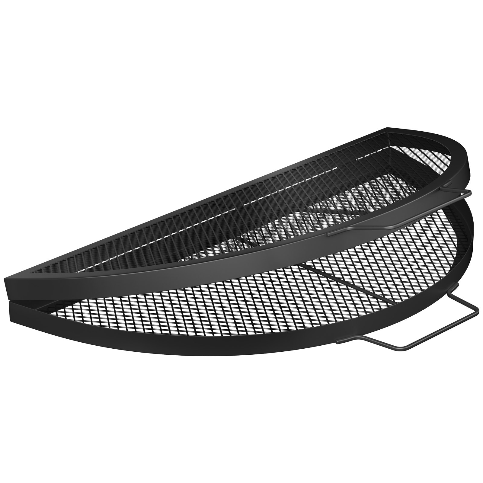 VEVOR Fire Pit Cooking Grate 22 Inch, Foldable Round Cooking Grill