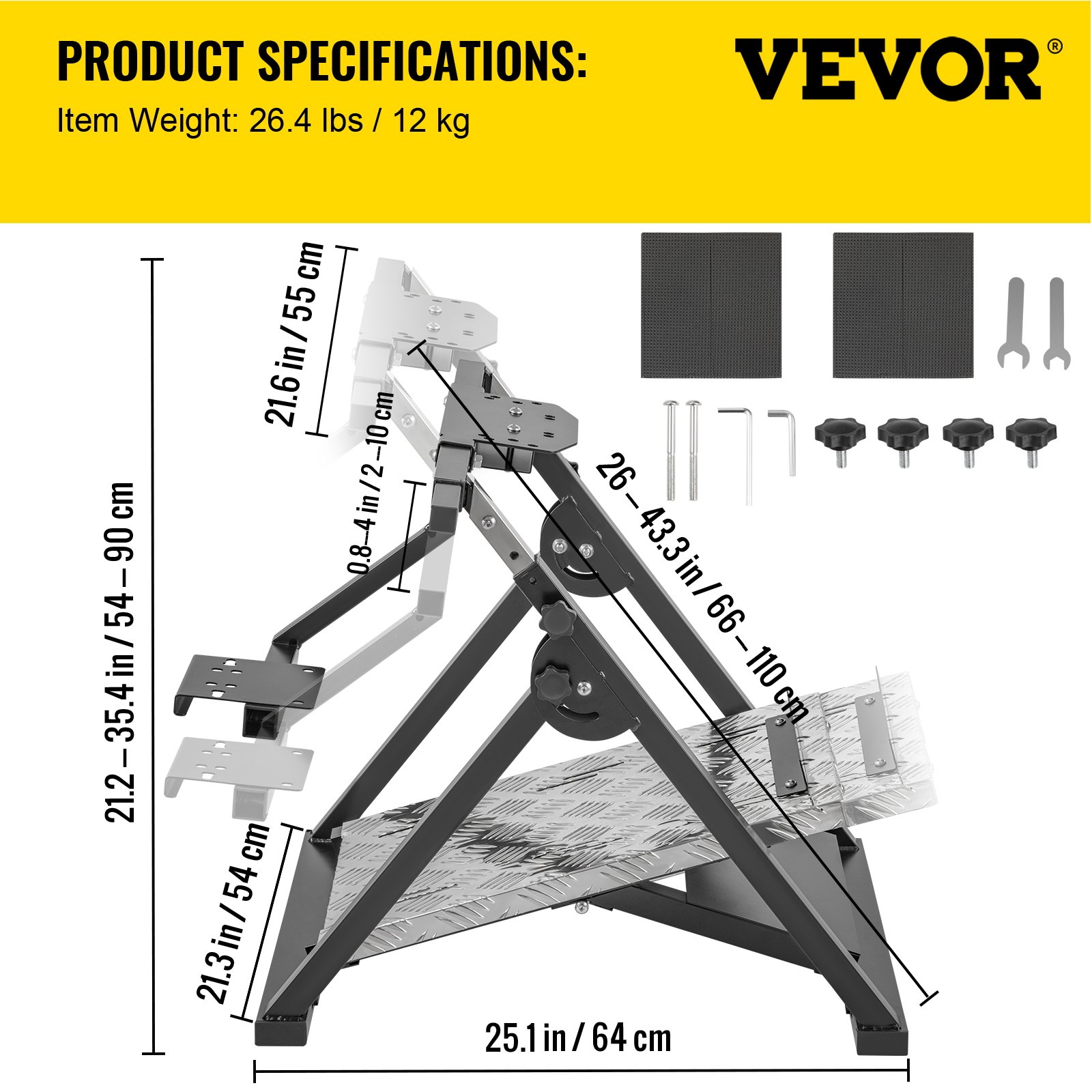 VEVOR VEVOR G920 Racing Steering Wheel Stand Shifter Mount fit for