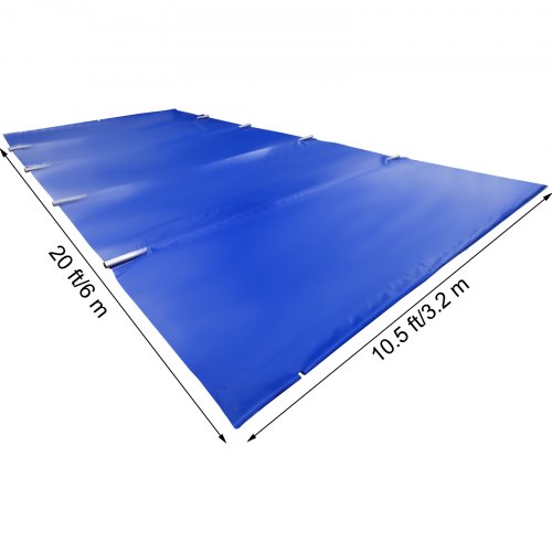 Vevor Pool Safety Cover, Inground Pool Cover 10.5x20 Ft, Pvc Safety ...