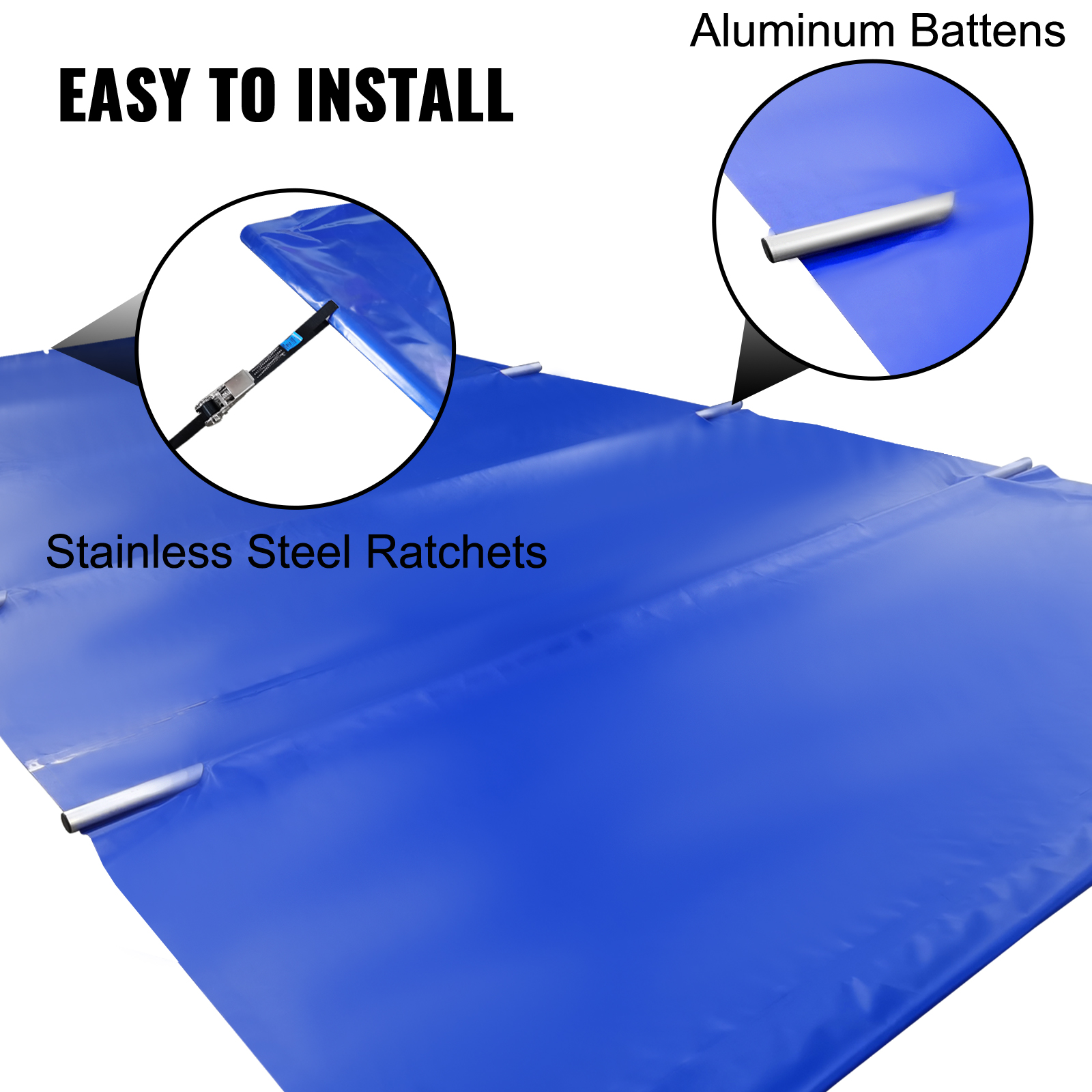 Vevor Pool Safety Cover, Inground Pool Cover 10.5x20 Ft, Pvc Safety