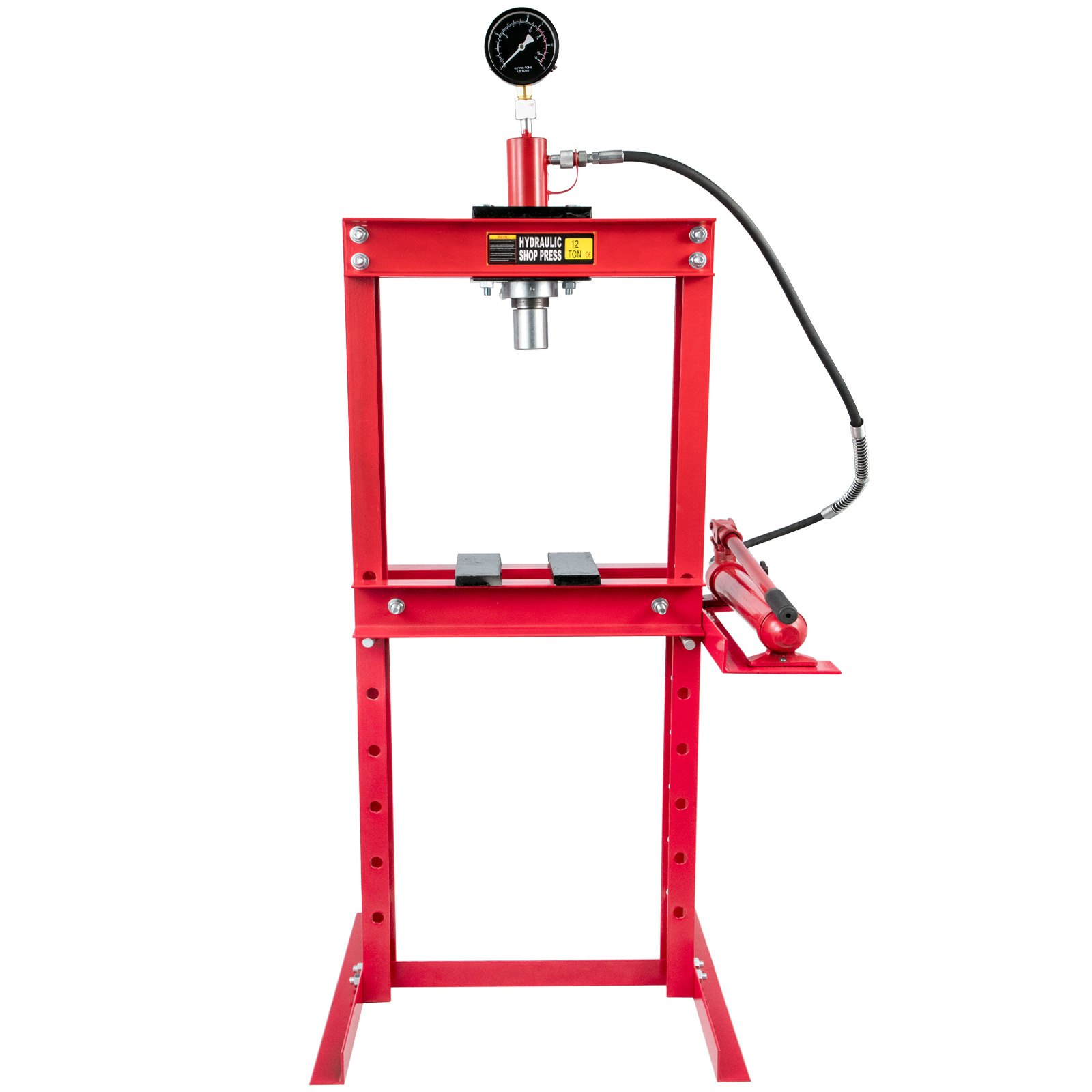 VEVOR Hydraulic Press 12 Ton Hydraulic Shop Floor Press with Heavy Duty ...