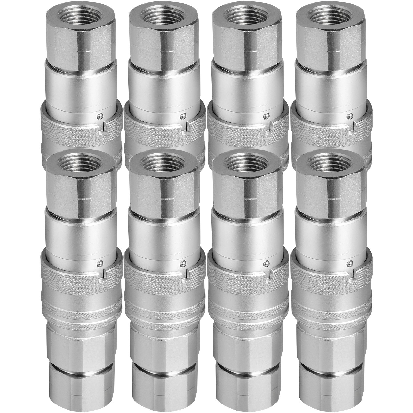 VEVOR Skid Steer Hydraulic Quick Connect 1/2" Body Hydraulic Coupler 1/