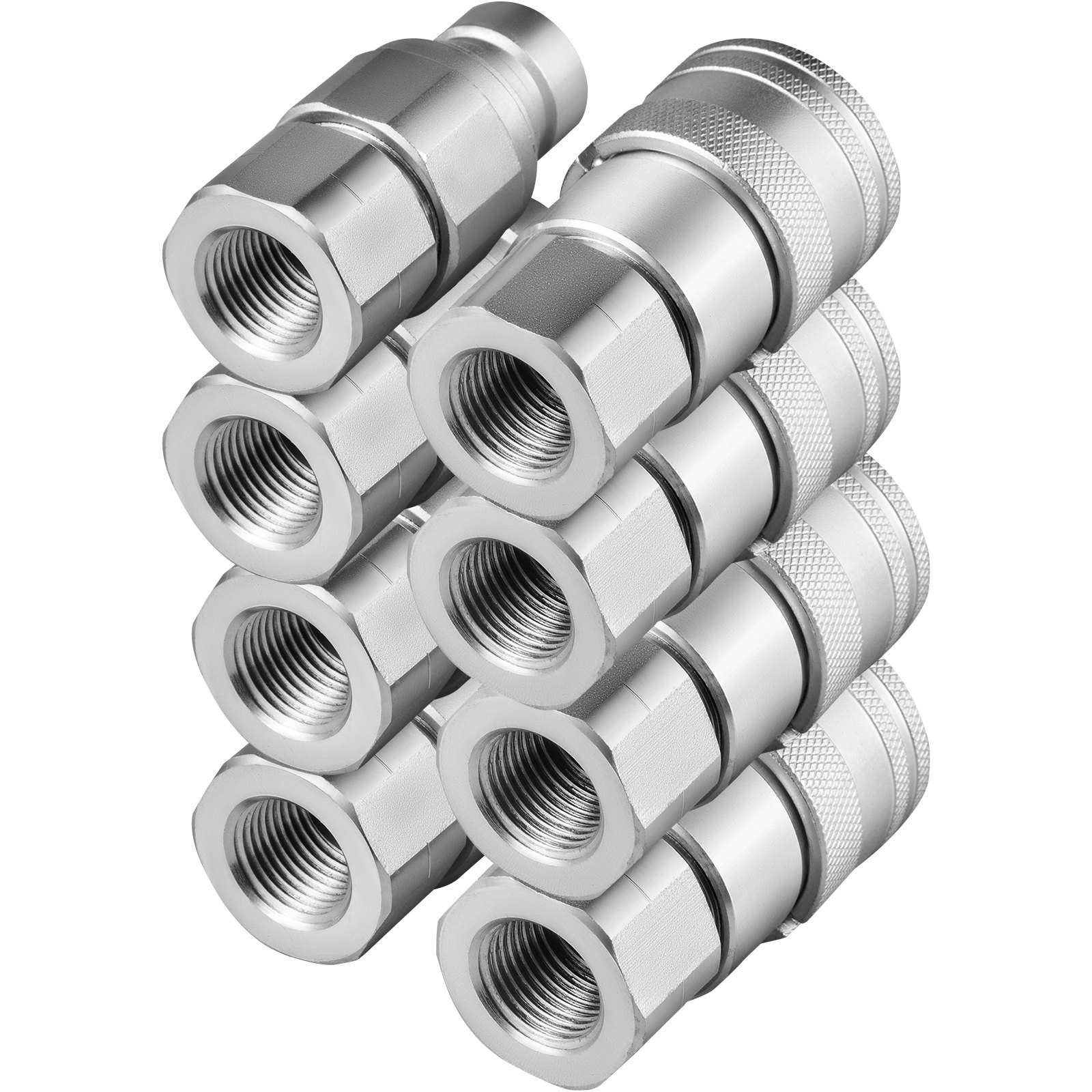 VEVOR Hydraulic Quick Connect Hydraulic Coupler 1/2" 27.6 MPa for