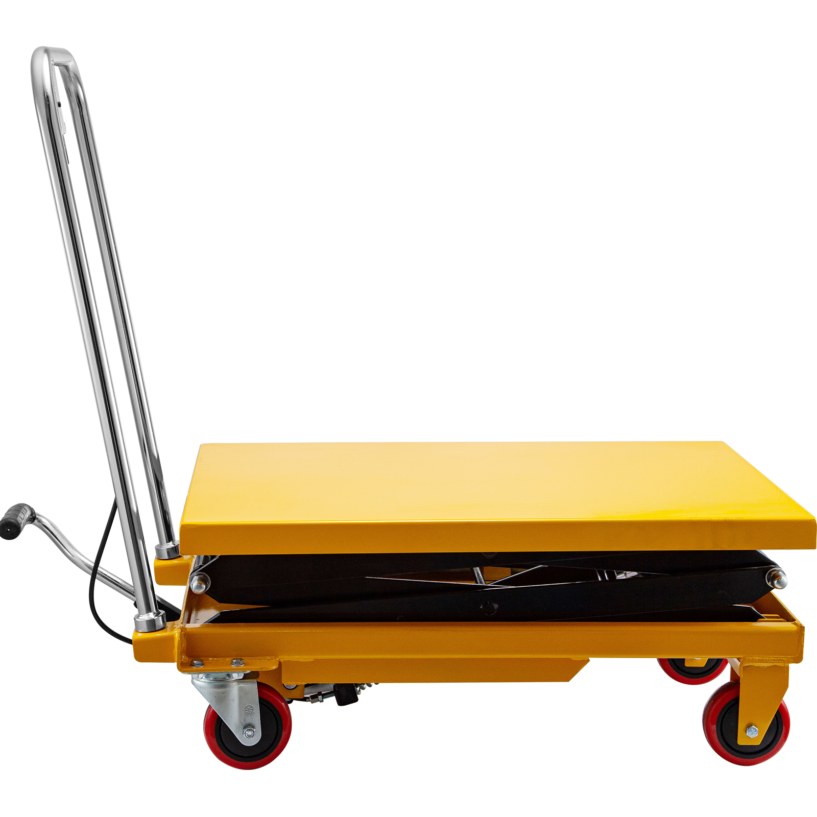 VEVOR Hydraulic Lift Table Cart, 770lbs Capacity Hydraulic Scissor Cart ...