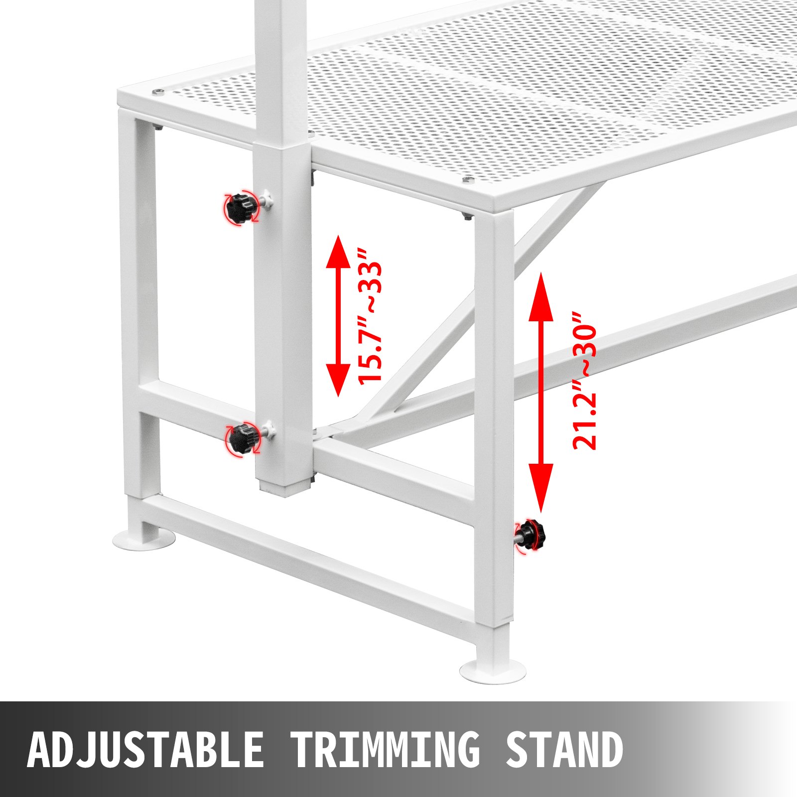 VEVOR Livestock Stand 51x23 inches, Trimming Stand with Straight Head
