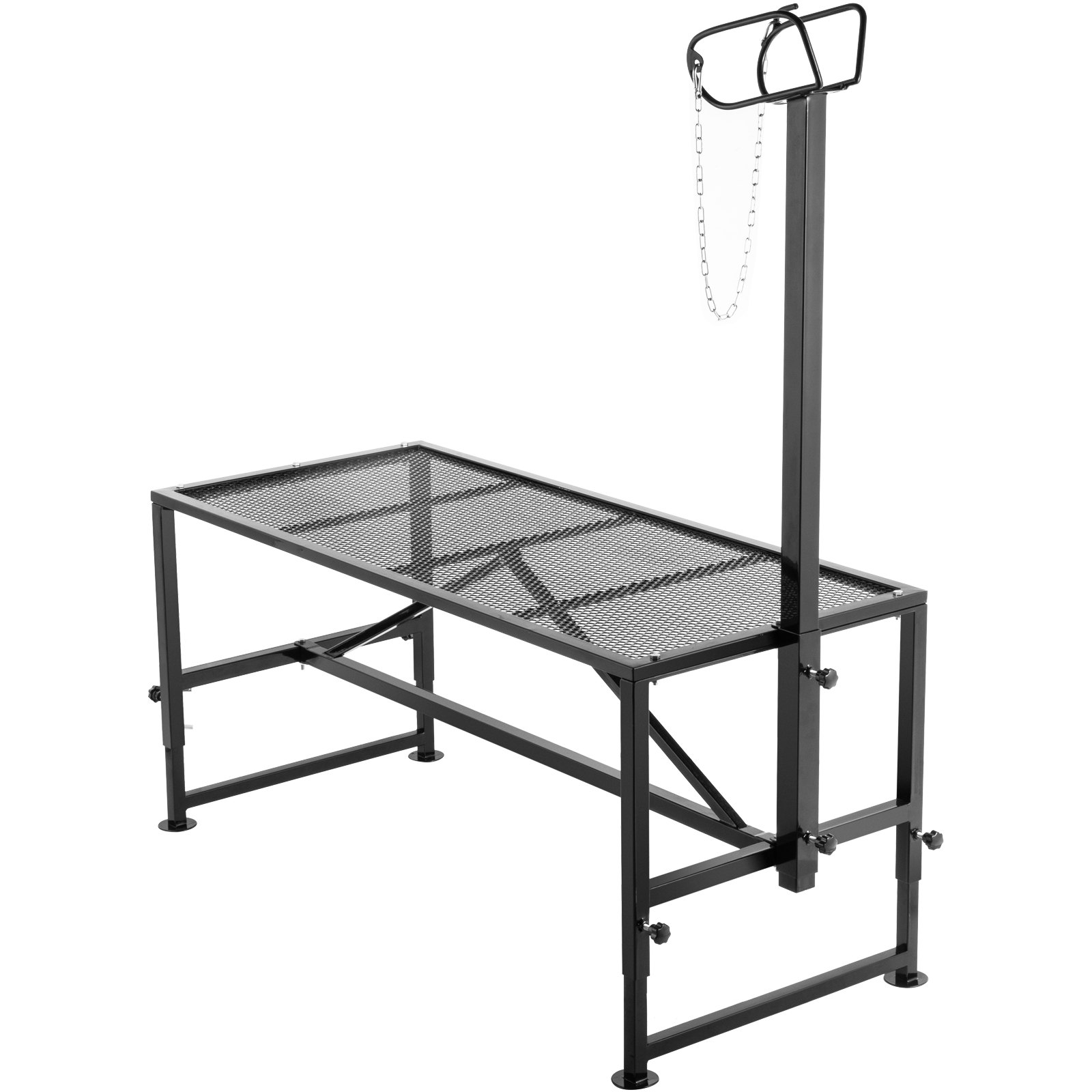 VEVOR Livestock Stand 51x23 inches, Trimming Stand with Straight Head