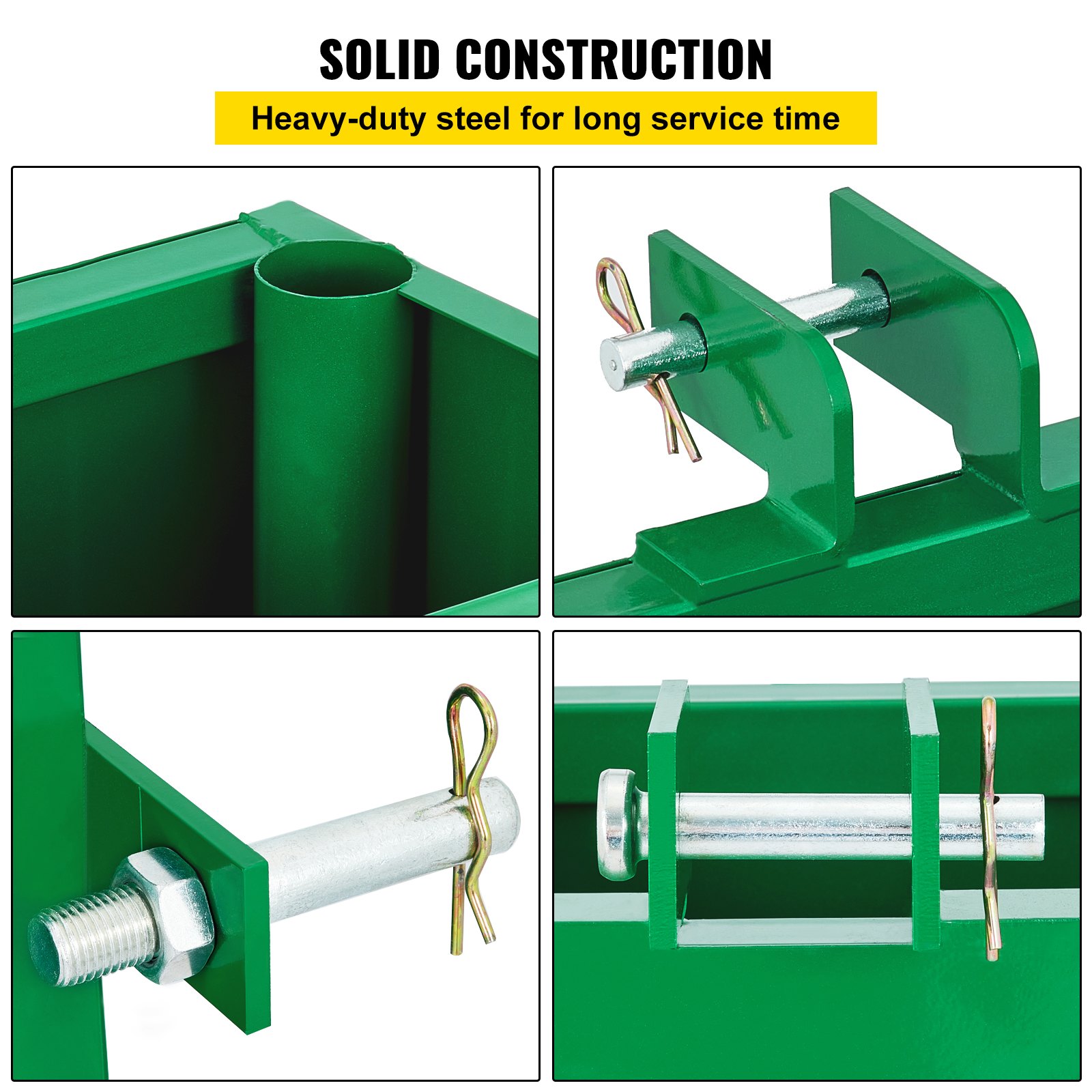 VEVOR 3 Point Ballast Box, 800lbs Capacity Hitch Ballast Box, Standard