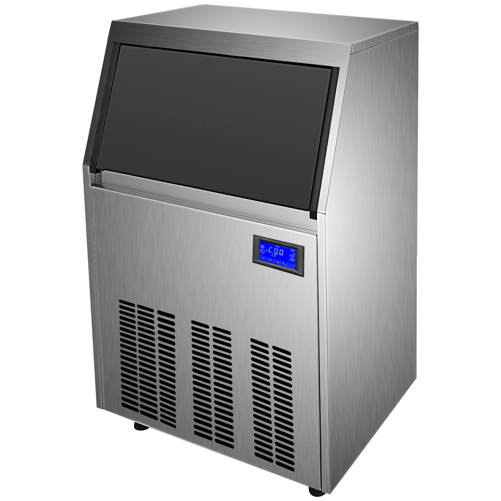 VEVOR 110V Commercial Ice Maker Machine 120130LBS/24H 33LBS Storage