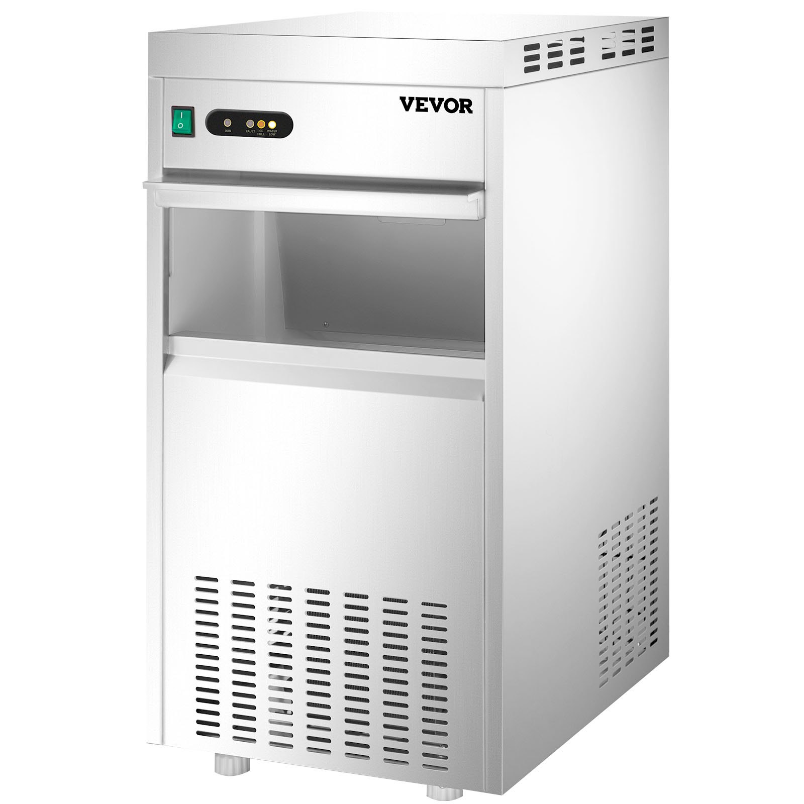 VEVOR 110V Commercial Snowflake Ice Maker 132LBS/24H, ETL Approved Food