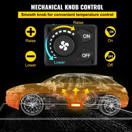 Maxpeedingrods 12V 5KW Diesel Air Parking Heater LCD Monitor All In One For Car Bus Suv Truck