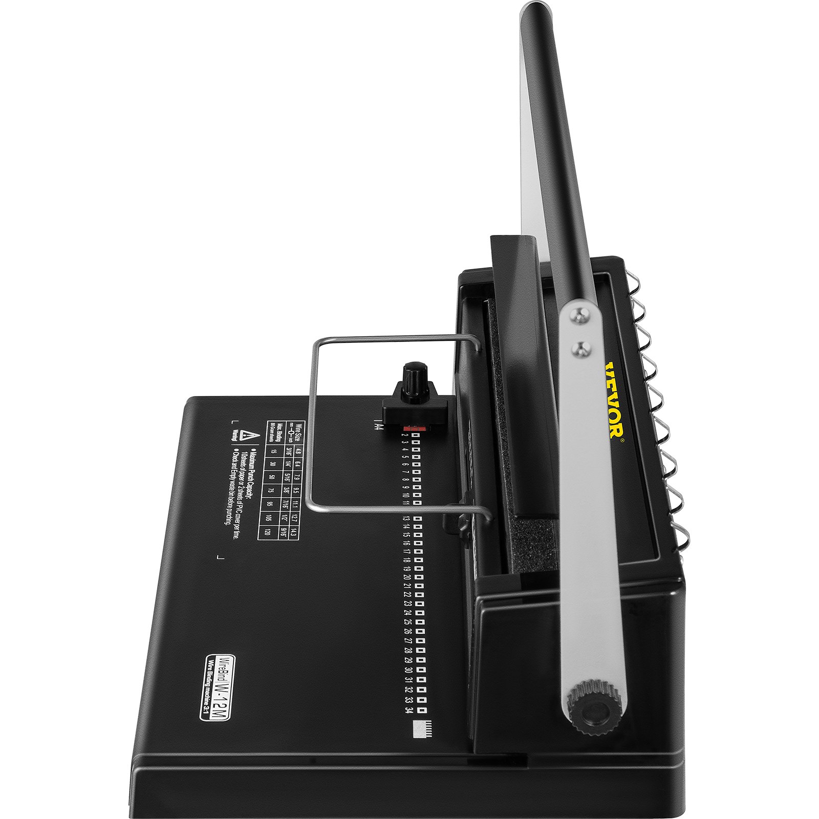 VEVOR VEVOR Manual Wire Binder Machine A4, Wire Binding Machine 120