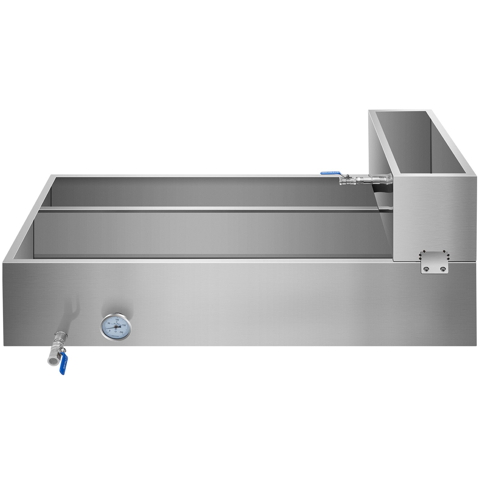 VEVOR Maple Syrup Evaporator Pan 48x24x19 Inch Stainless Steel Maple
