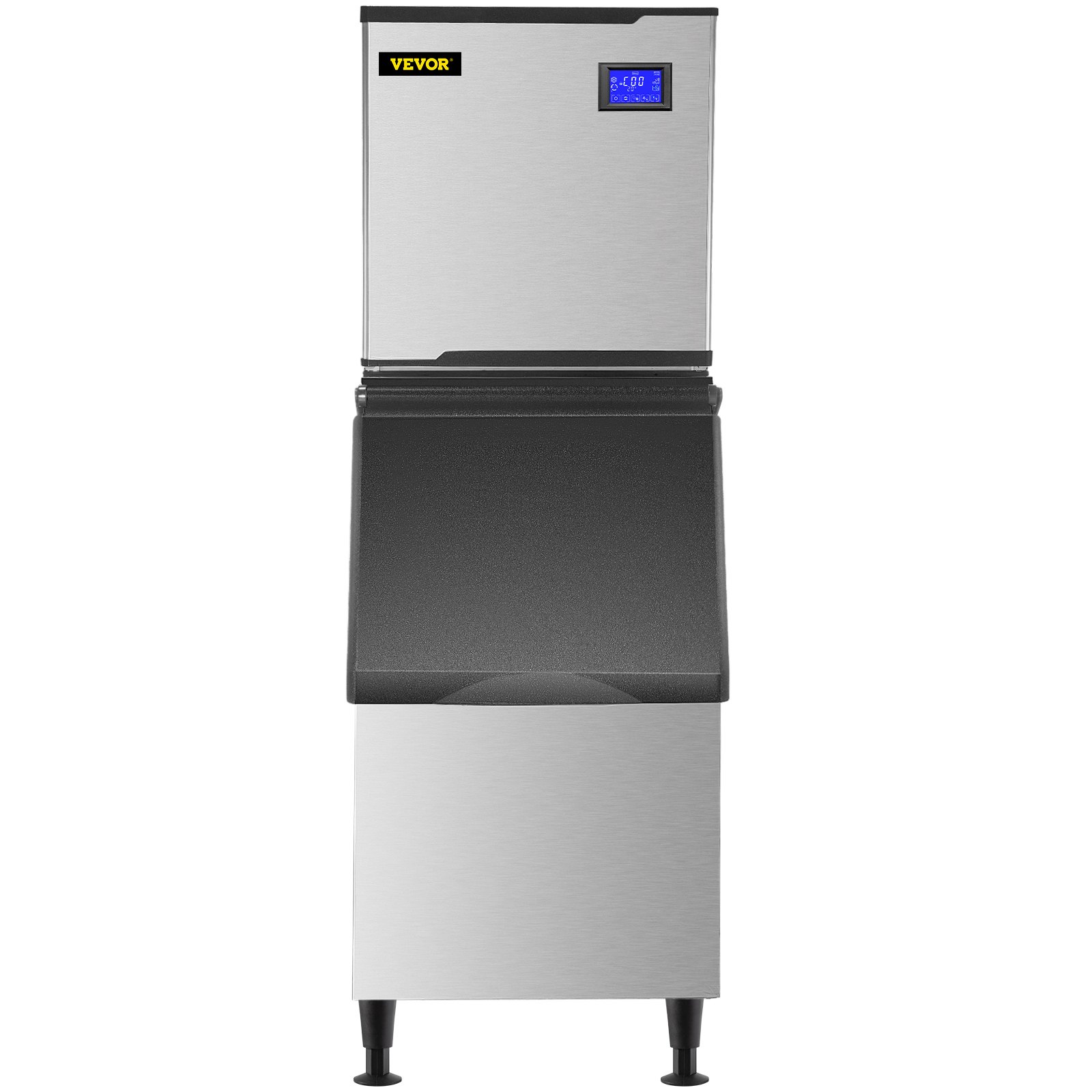 VEVOR 110V Commercial Ice Maker 360LB/24H, Industrial Modular Stainless