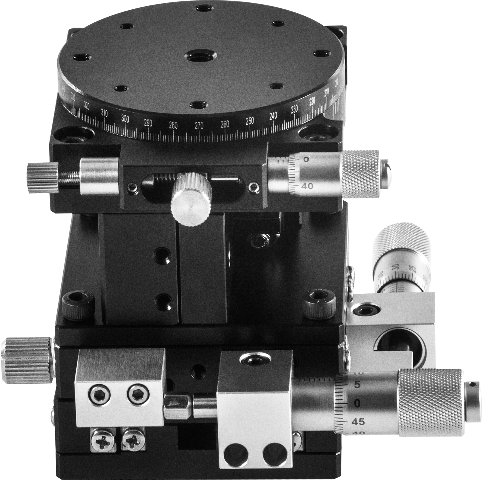 Vevor Xyzr 4 Axles Linear Stage Trimming Platform 60 X 60 Mm Manual Linear Stage VEVOR US