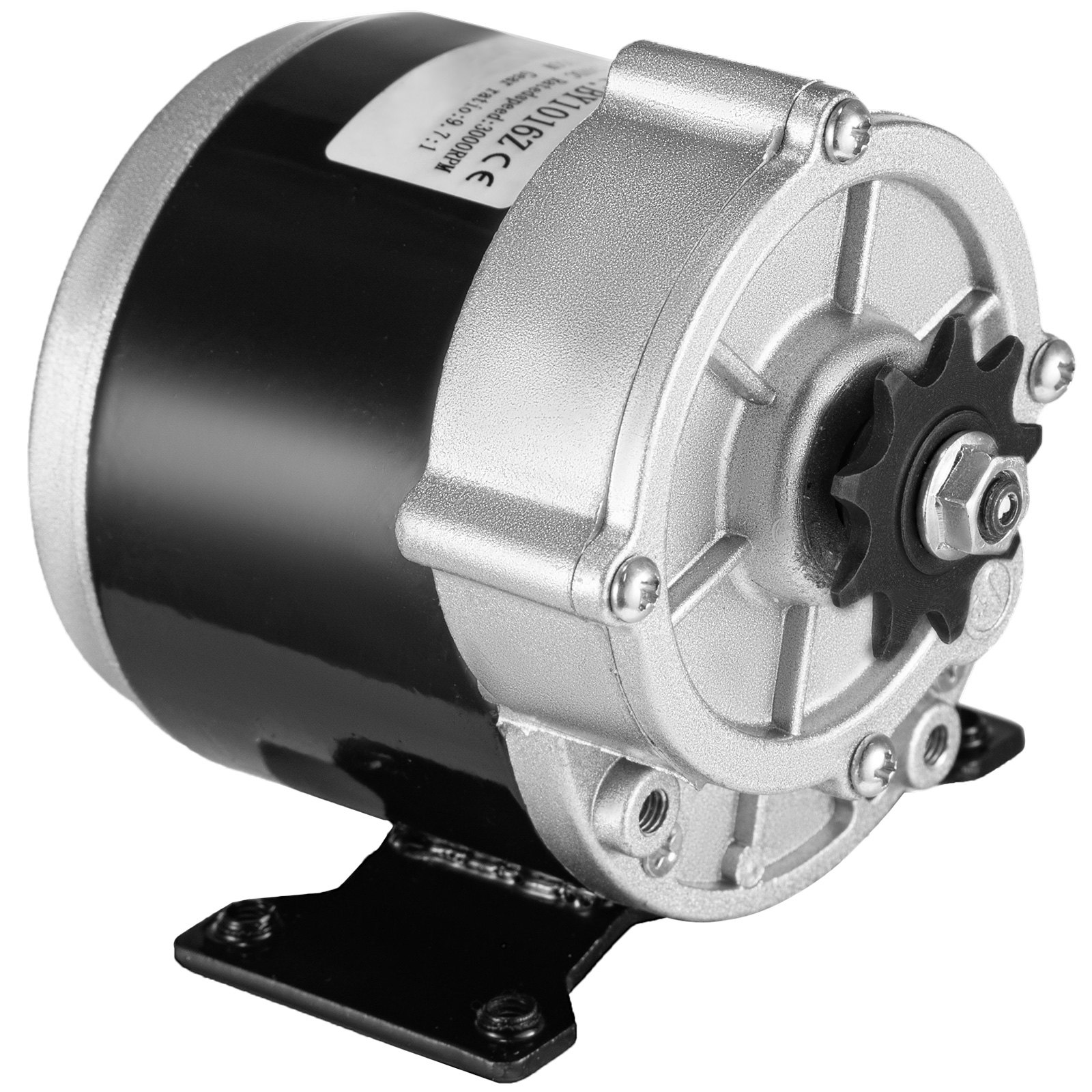 VEVOR Brushed Electric Motor 24v 350w 3000rpm Gear Reduction Motor For