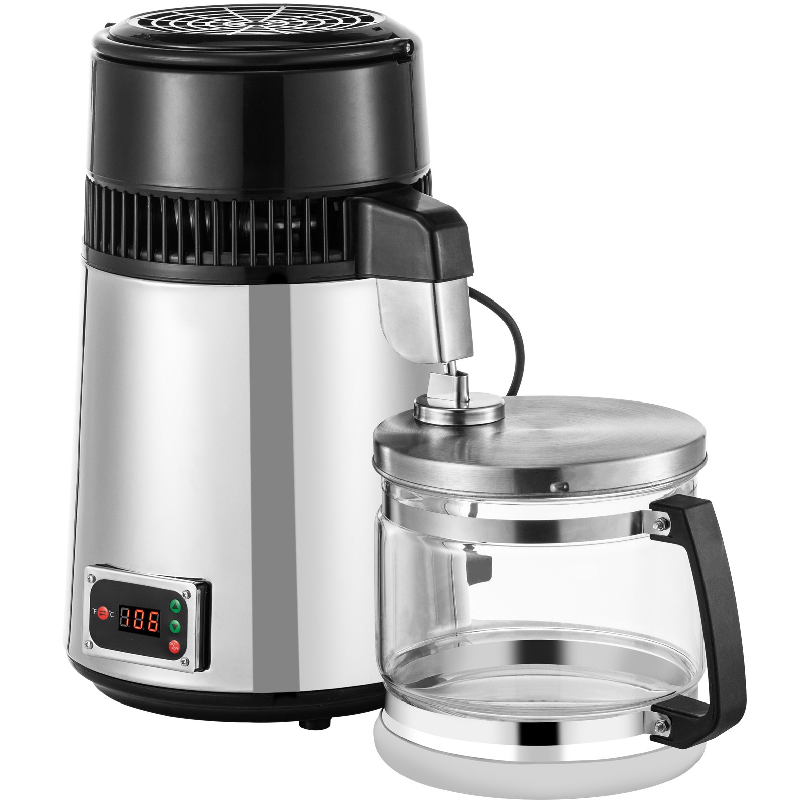 VEVOR Stainless Steel Water Distiller 745W Water Distillation Kit 1.0