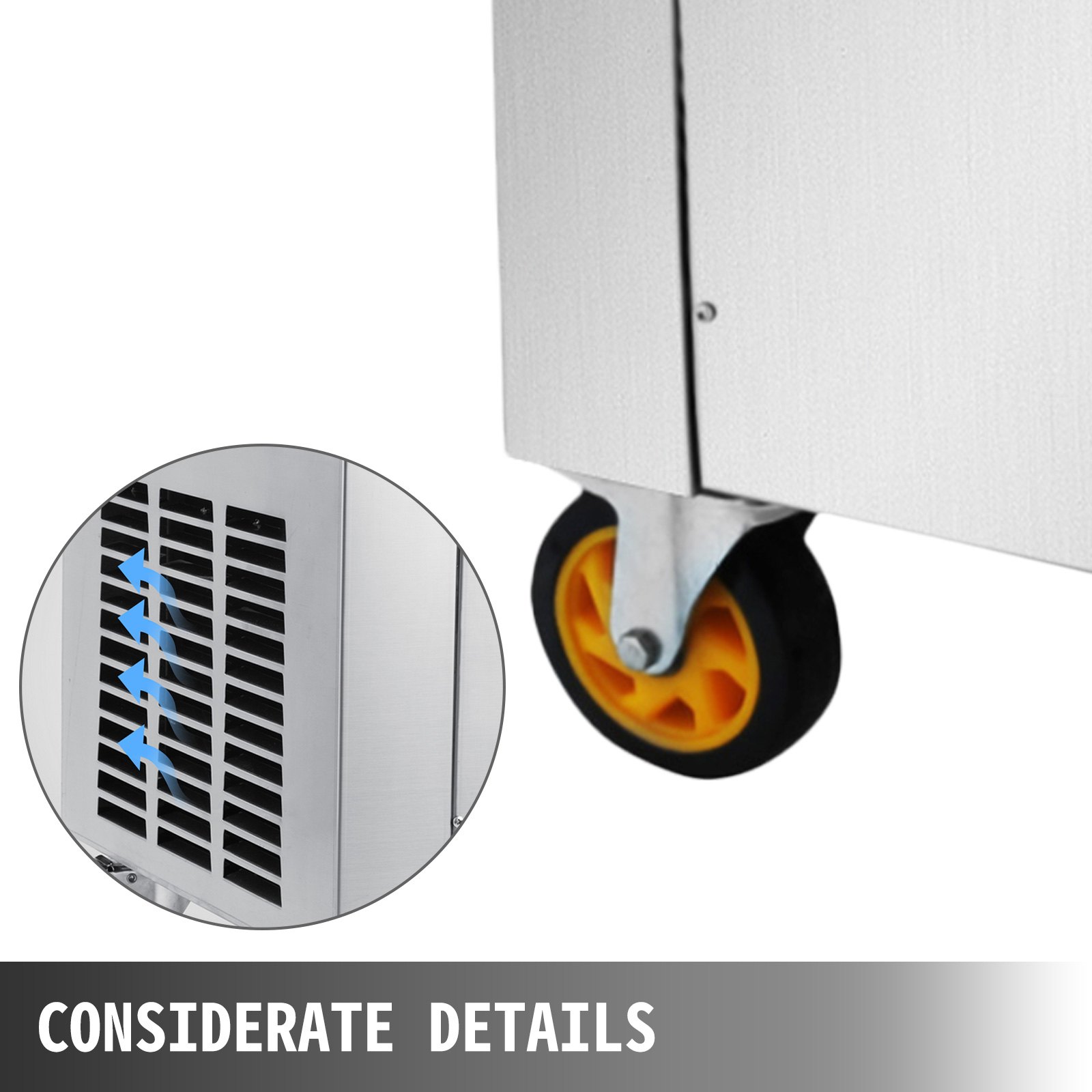 VEVOR Commercial Ice Roll Maker, 1350W StirFried Yogurt Cream Machine