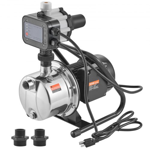 靴 Bibiy. GARDEN PUMPS VEVOR Shallow Well Pump, 1HP 115V, 1200 GPH 145 ft Head, Portable