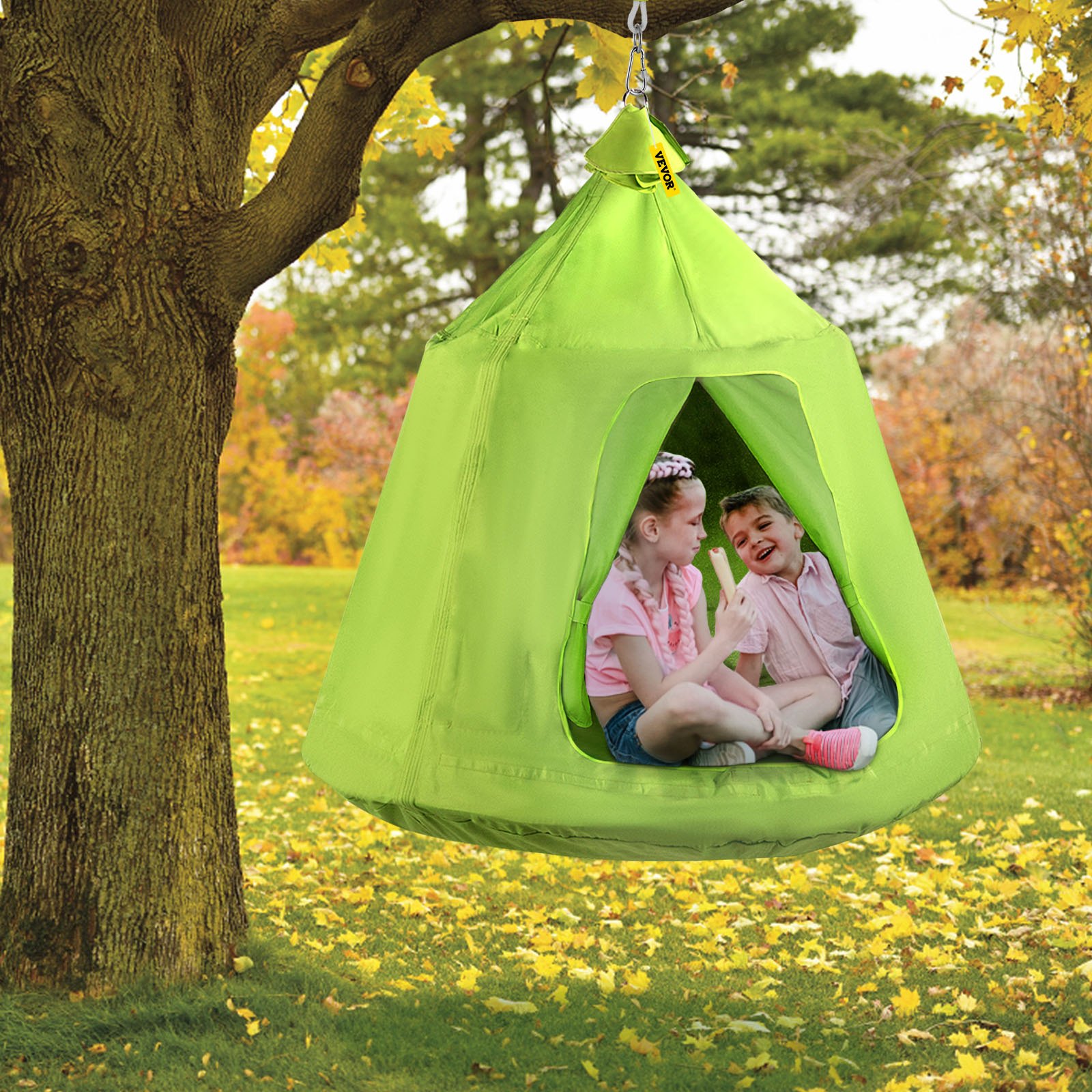 VEVOR Hanging Tree Tent, Max.440lbs Capacity Tree Tent Swing, Hangout