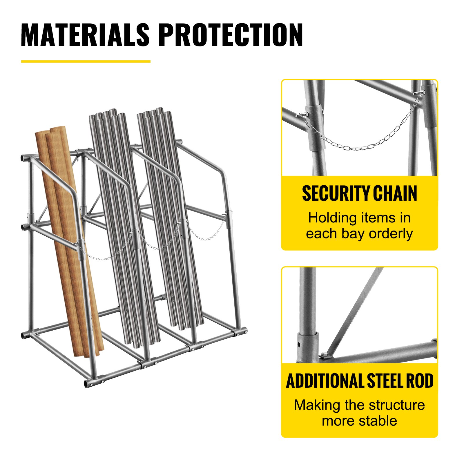 VEVOR Vertical Bar Rack, 36
