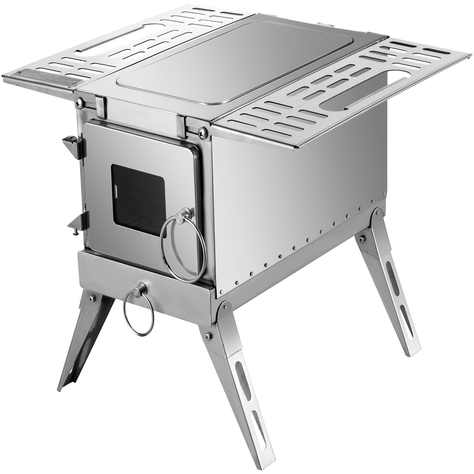 VEVOR Tent Wood Stove,Outdoor Camping Wood Burning Stove Stainless