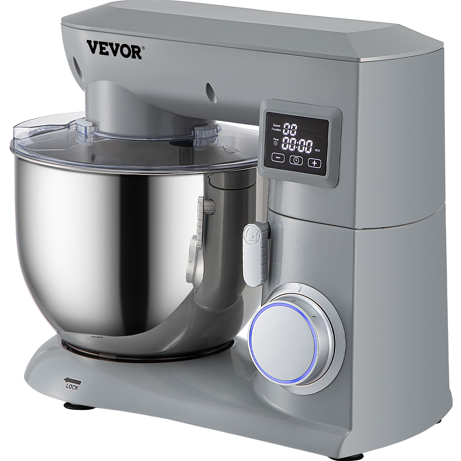 KUCCU Stand Mixer, 6.5 Qt 660W, 6-Speed Tilt-Head Food Dough Mixer, Kitchen Electric Mixer With Stainless Steel Bowl,Dough Hook,Whisk, Beater, Egg White Separator - Black