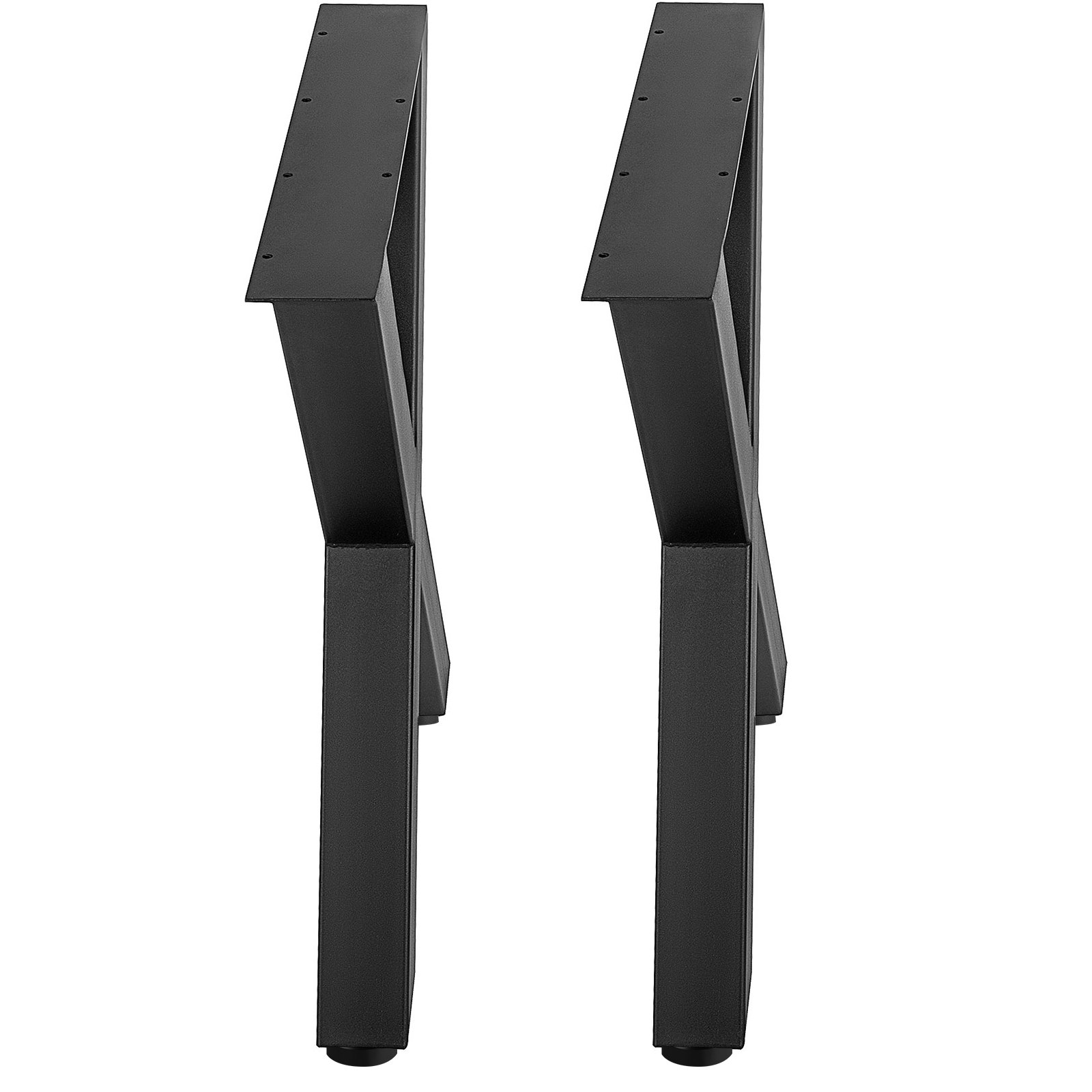 Black Table Legs Xframe Metal Dining Table Desk 400X395MM VEVOR US
