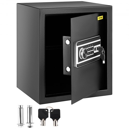 VEVOR Security Safe 1.7 Cubic Feet Electronic Safe with Fingerprint