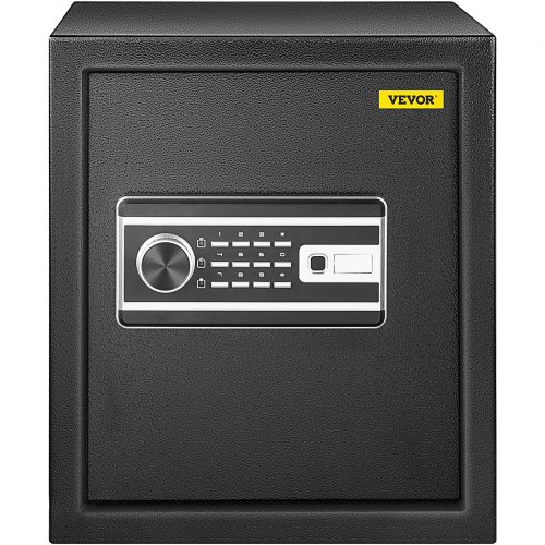 VEVOR Safe Box, 1.7 CU.FT Fingerprint Safe Box for Money w/ 2 Keys ...
