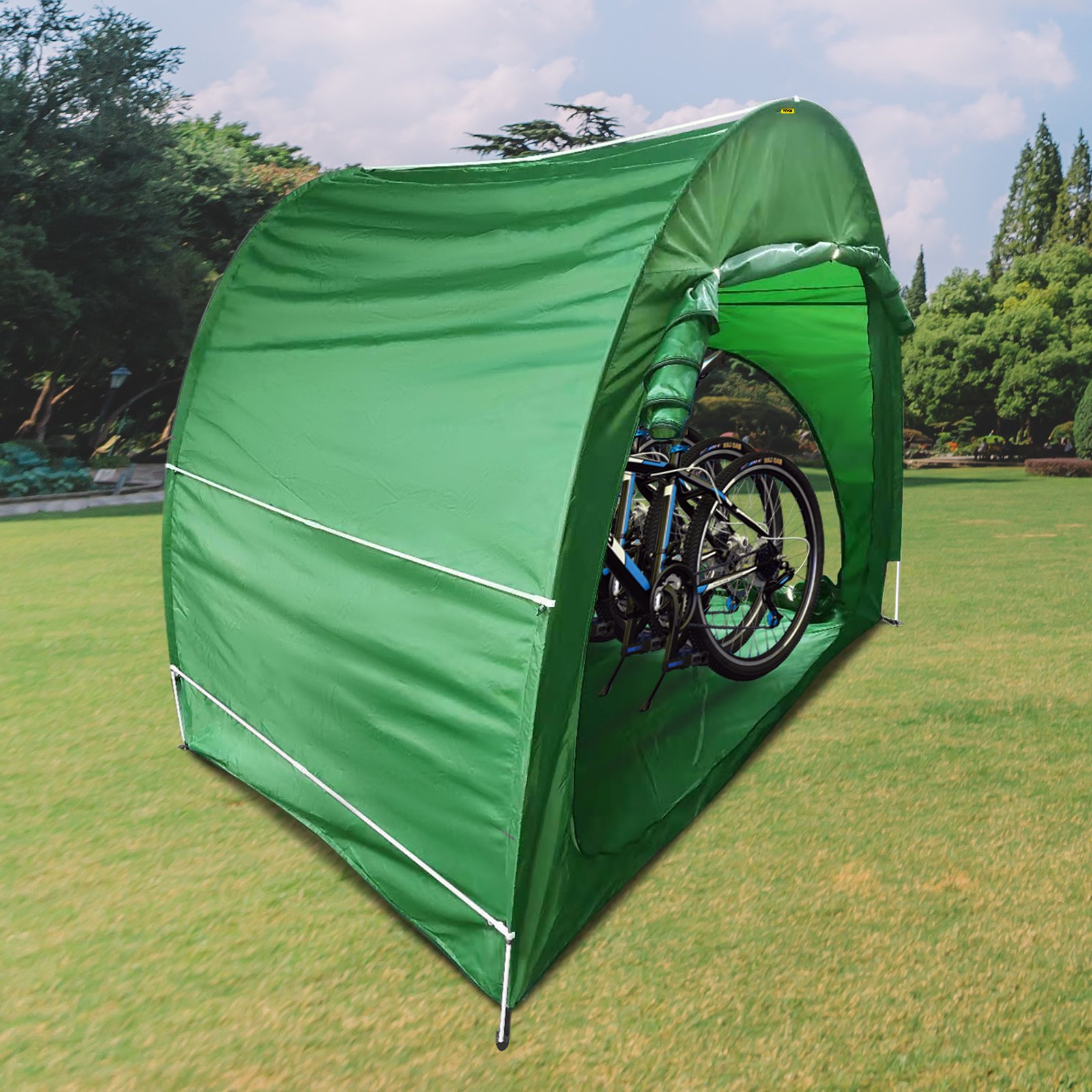 VEVOR Bike Cover Storage Tent, 420D Oxford Fabric Portable for 4 Bikes