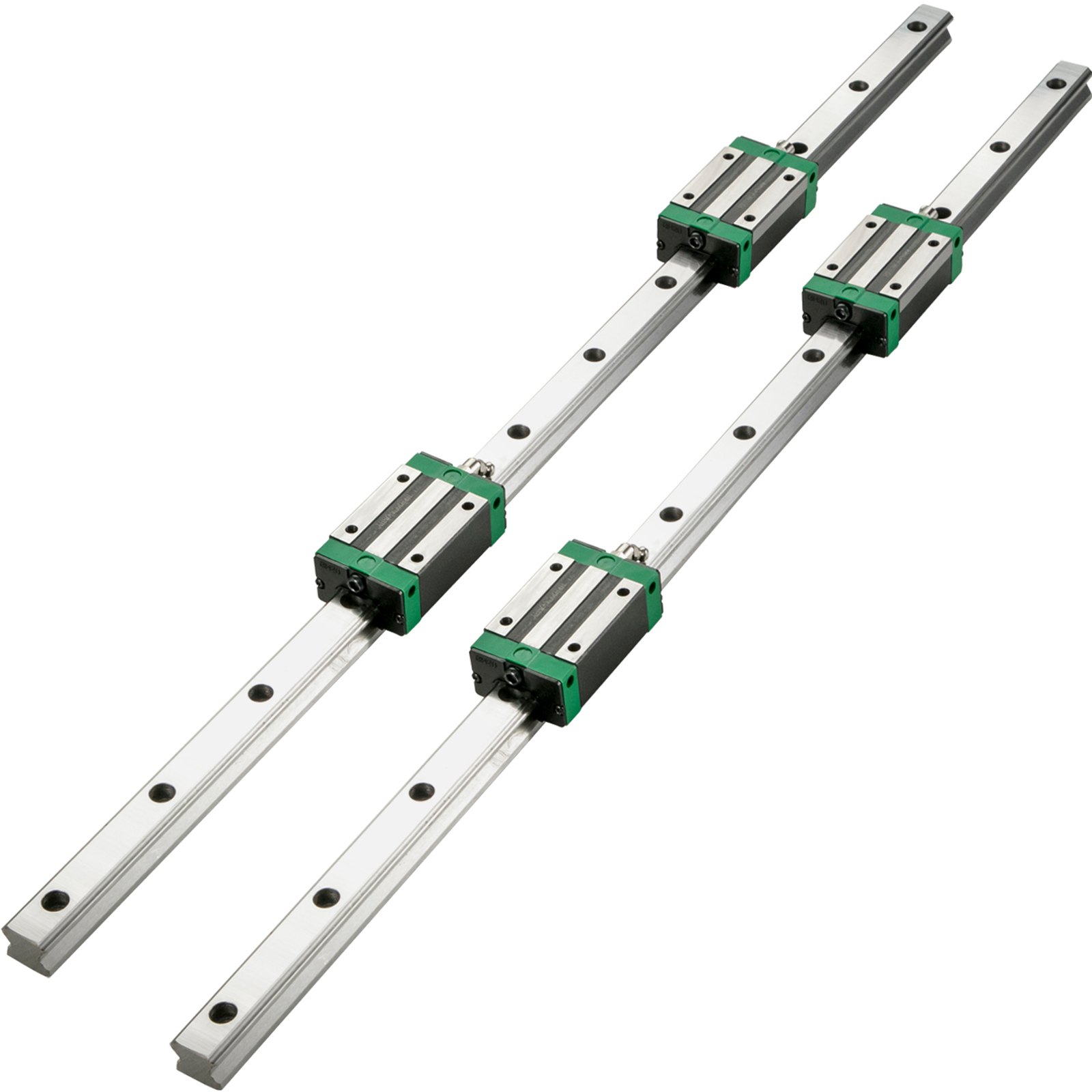 VEVOR Vevor 2pcs Linear Rails Linear Bearings And Rails Hsr151200mm