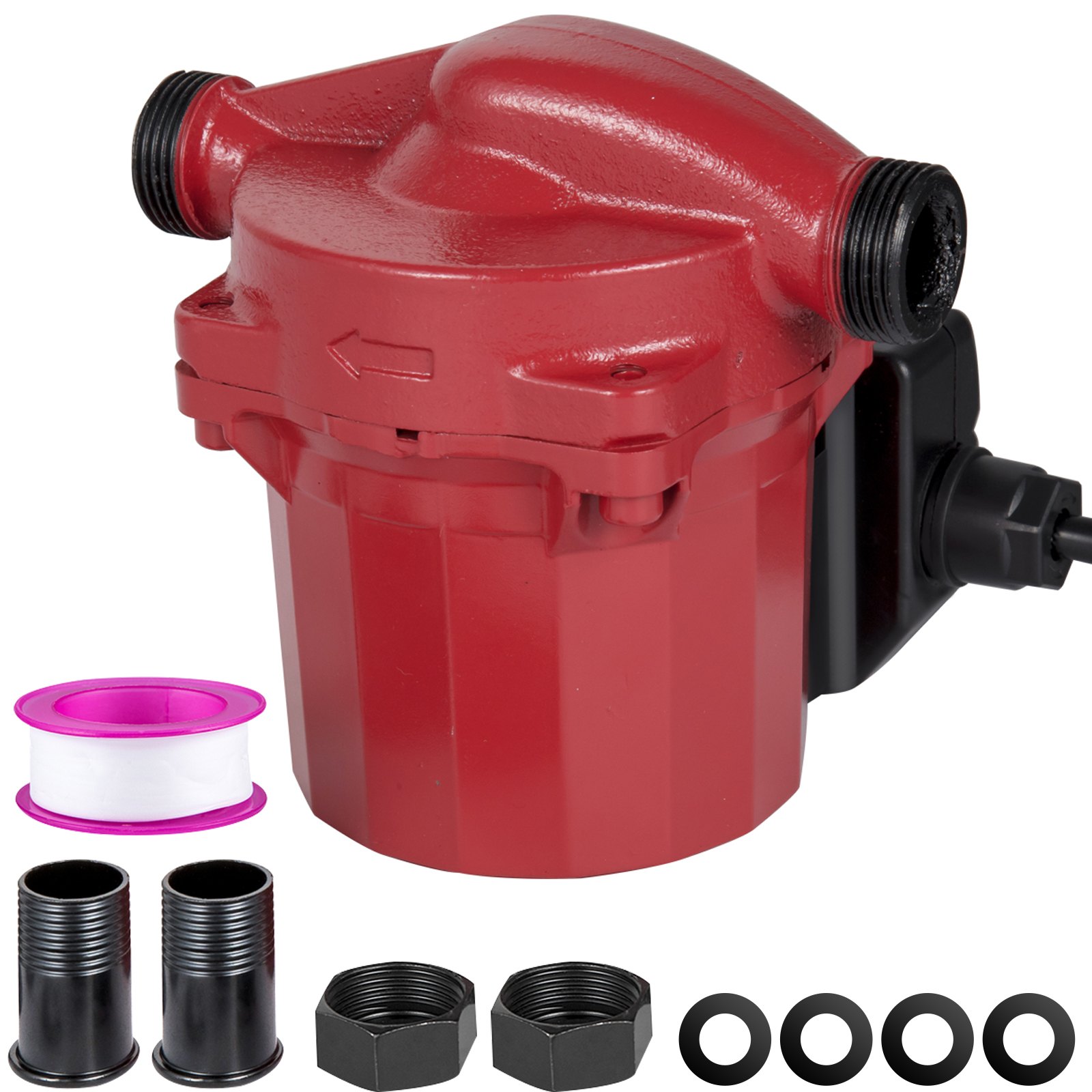 VEVOR Recirculating Pump, 93W 110V Water Circulator Circulating Pump ...