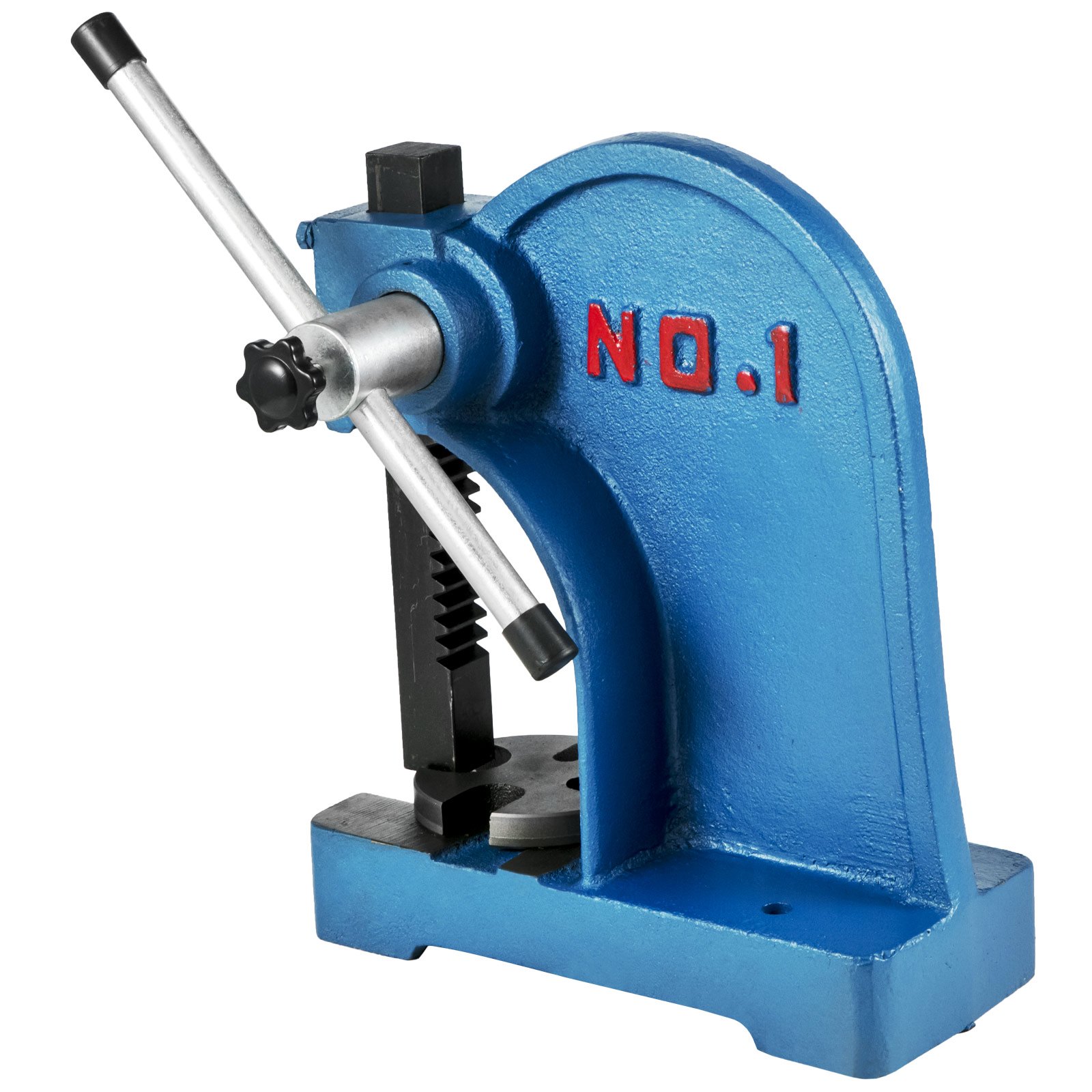 VEVOR Manual Arbor Press 1 Ton, Heavy Duty Arbor Press with 45/8 Inch