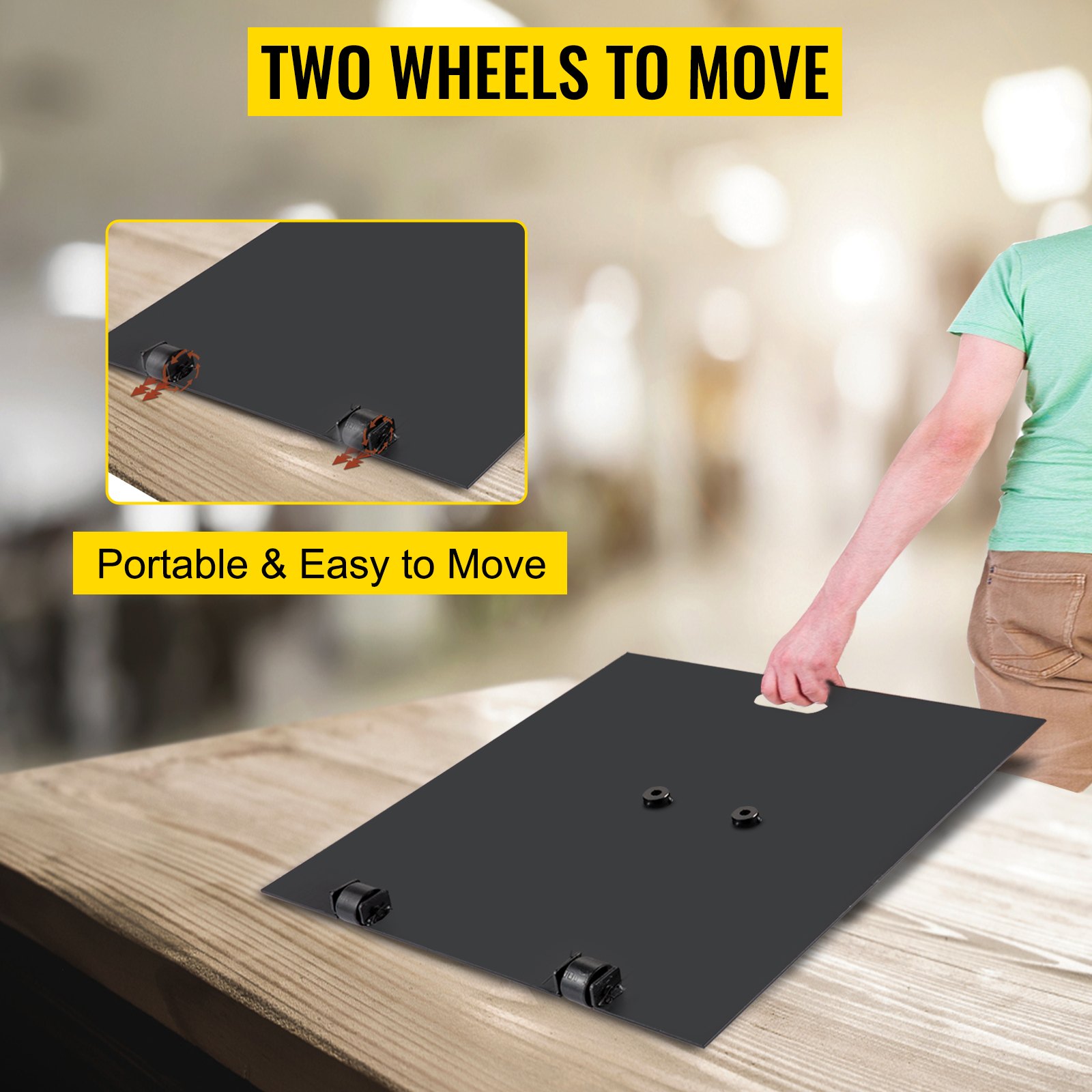 VEVOR Umbrella Base, 24" Square Heavy Duty Umbrella Base, 39lbs