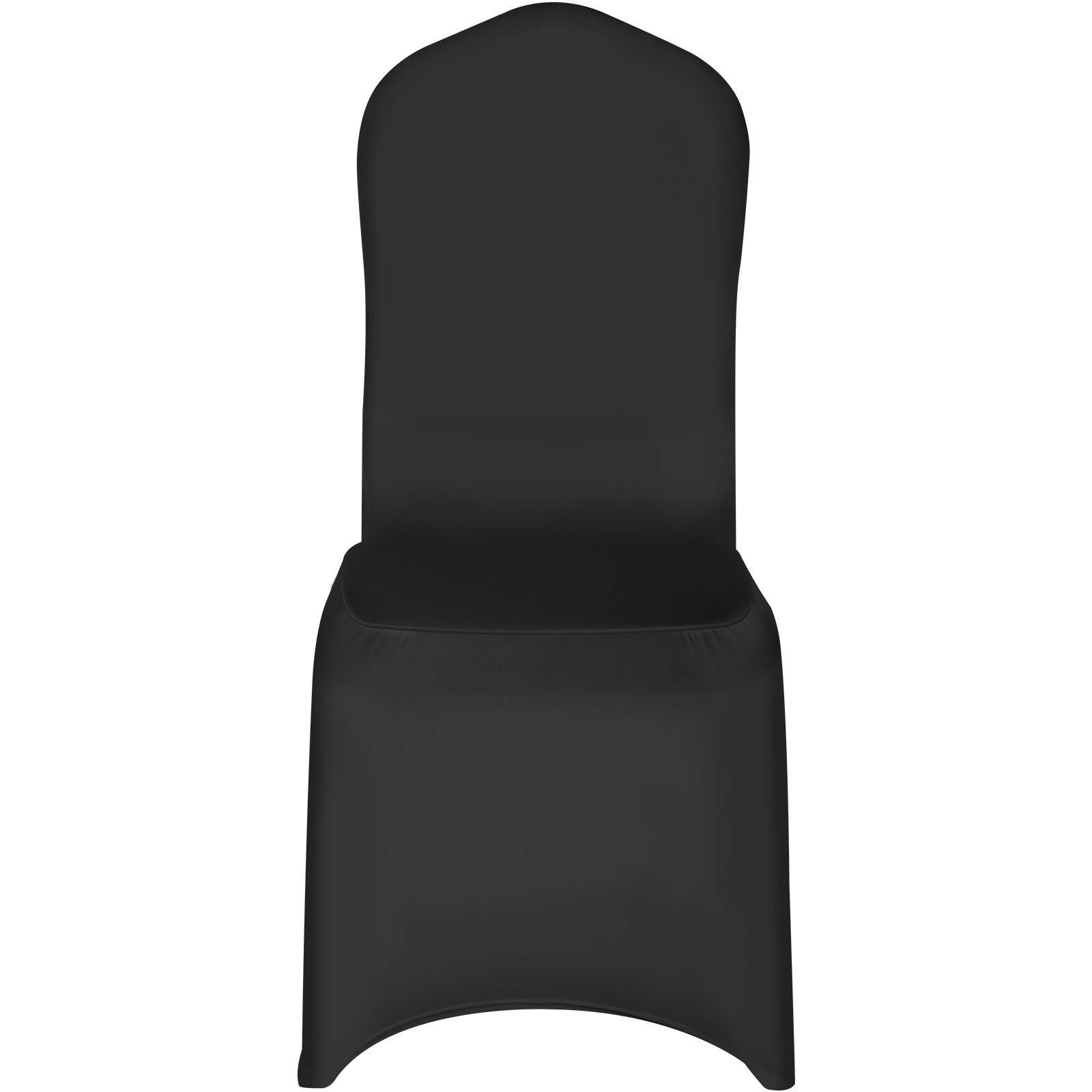 VEVOR VEVOR 50 PCS Black Chair Covers Polyester Spandex Stretch Wedding