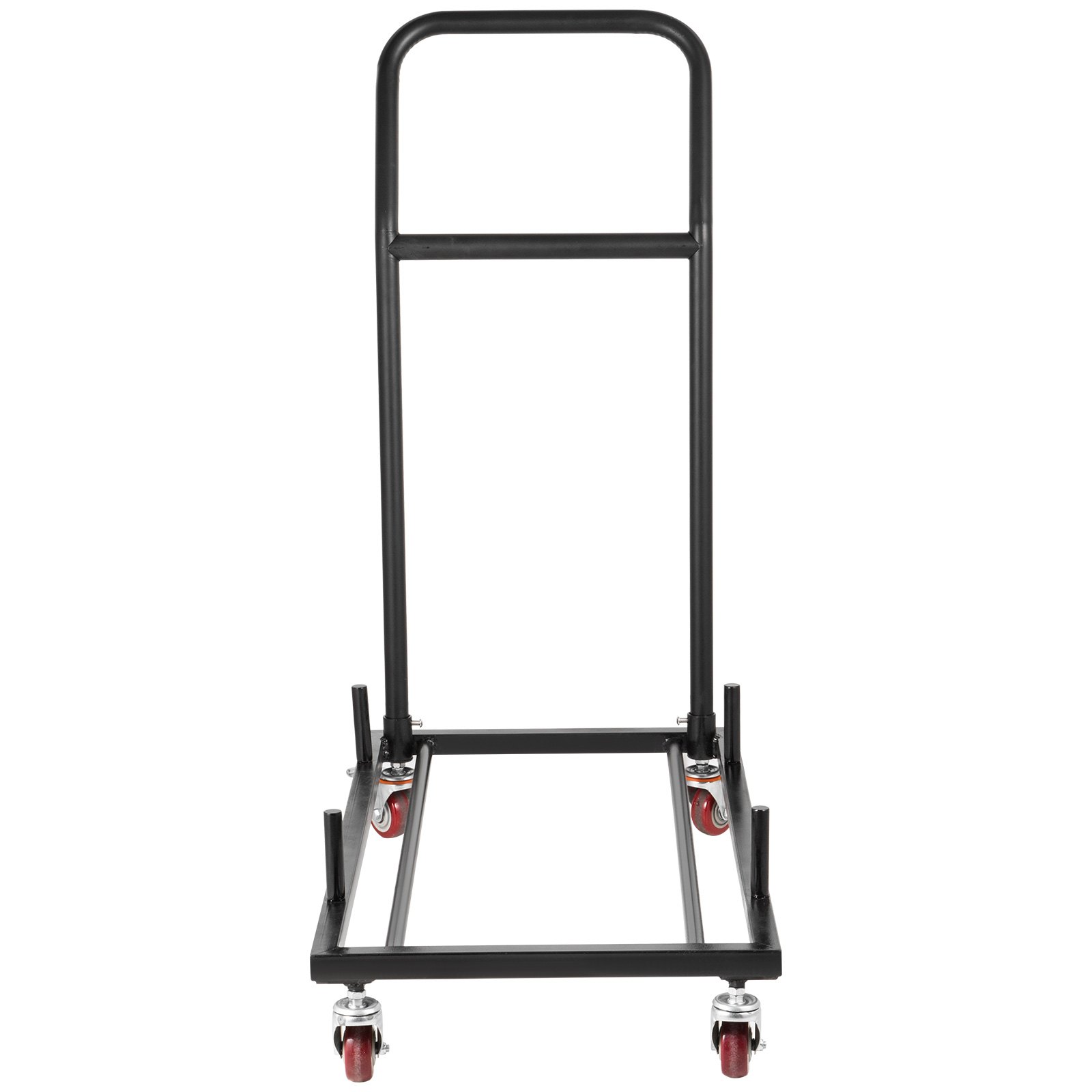 Folding Chair Cart Dolly for 36 Folding Chairs Black LShaped Steel