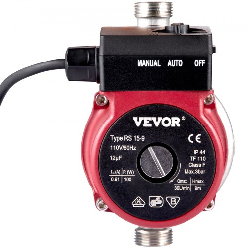 Vevor Hot Water Circulation Pump Circulator Pump 120w 110v Npt3 4