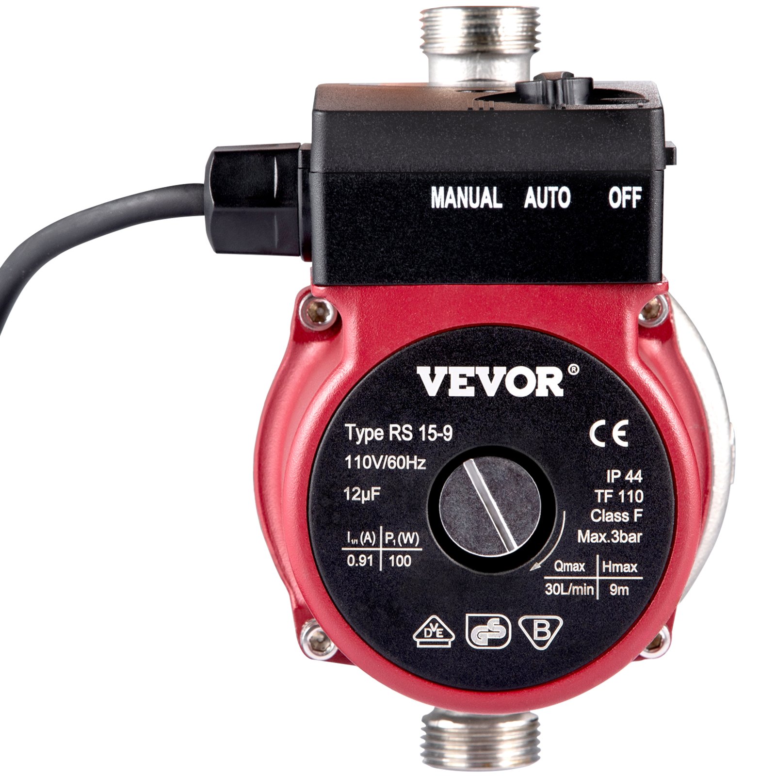 Vevor Hot Water Recirculating Pump 120w 110v Water Circulator Pump