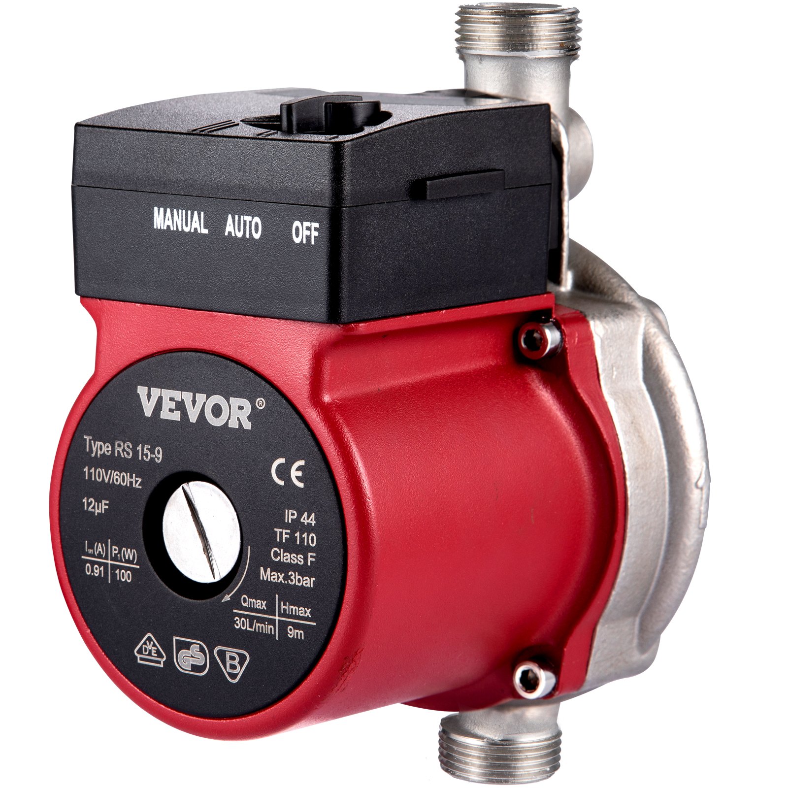 Vevor Hot Water Recirculating Pump 120w 110v Water Circulator Pump