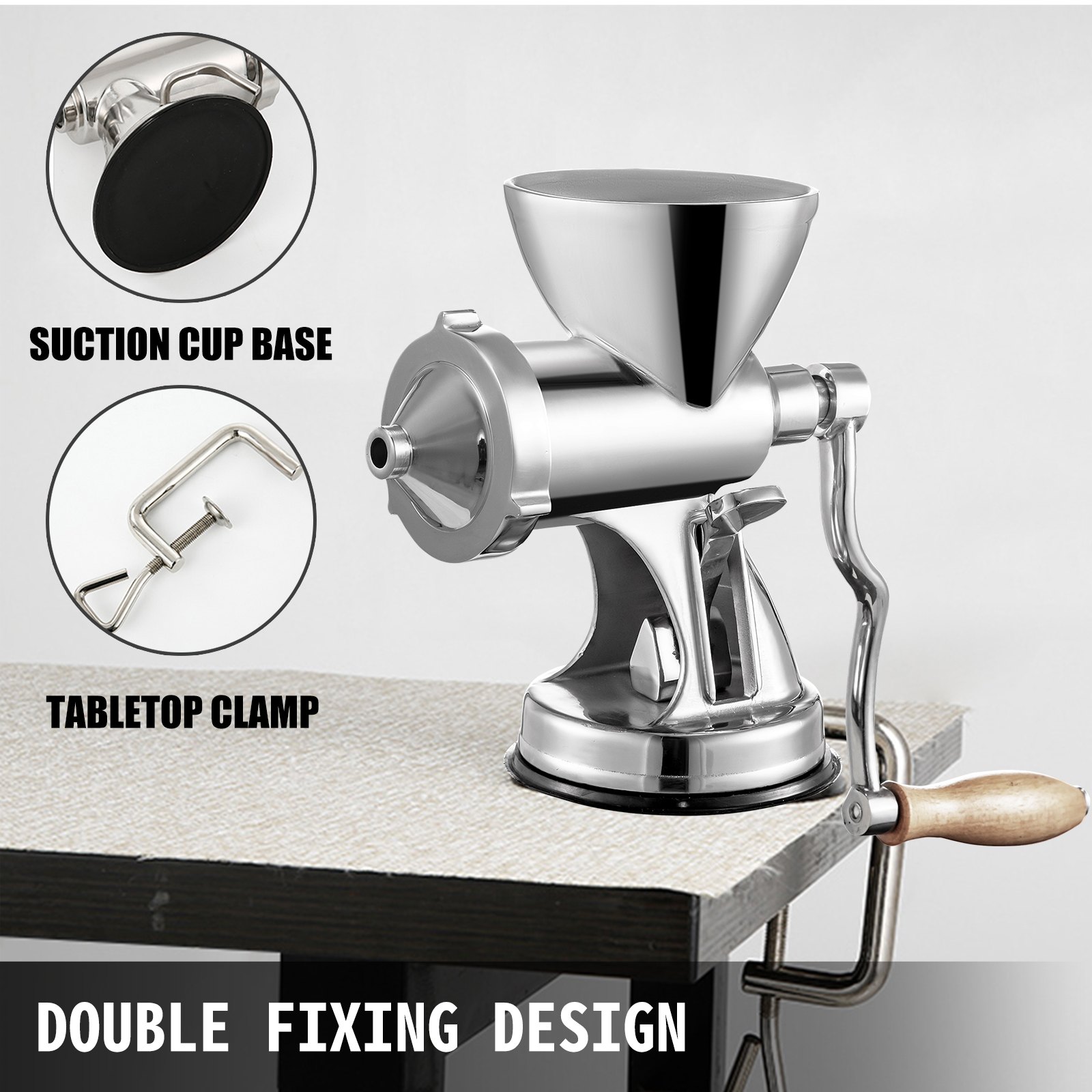 Manual Wheatgrass Juicer Wheat Grass Grinder W/ Suction Cup Wheatgrass